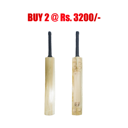 Plain Bat - Kashmir Willow - Combo of 2